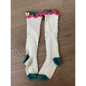 Finding Foxtales The Sassy Socks - Large Girls Socks Marshmallow